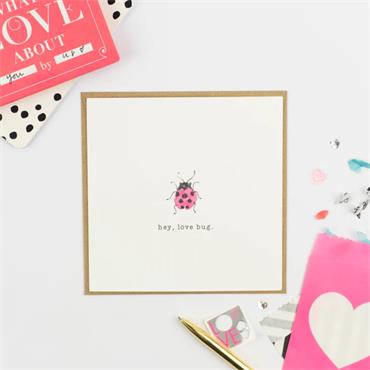 Hey, Love Bug Card