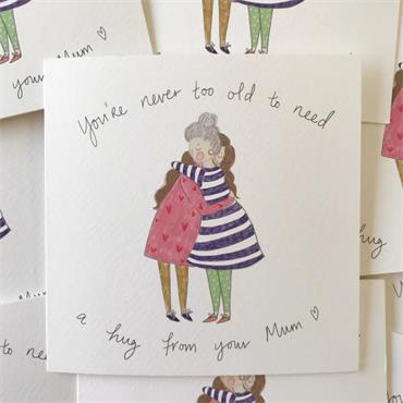 Never too old for a hug from your Mum ( Mum and Daughter )