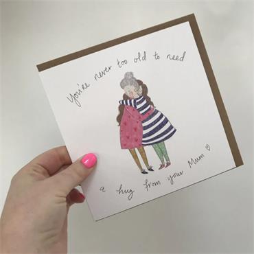 Never too old for a hug from your Mum ( Mum and Daughter )