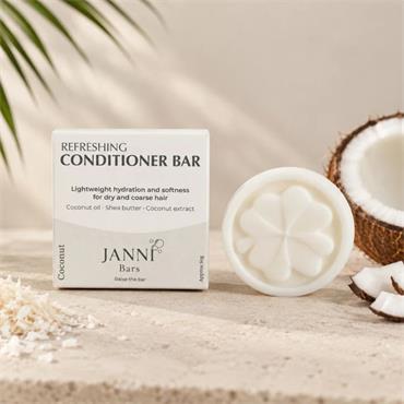 Refreshing Conditioner Bar For Dry Hair Deep Hydration (Coconut)