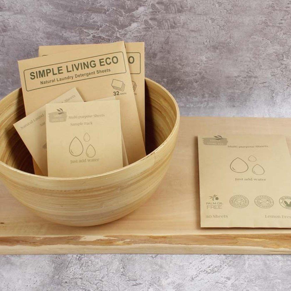 Simple Living Eco Laundry Detergent Sheets 10 Pack Unscented