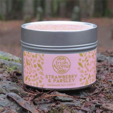 Strawberry & Parsley - Handmade Soy Candle