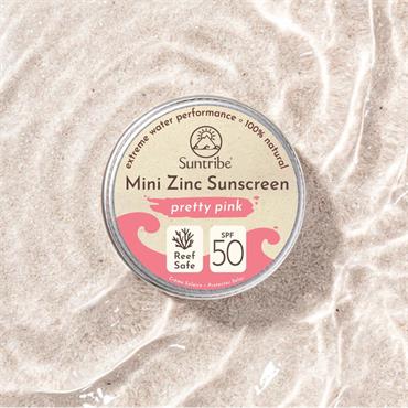 Natural Mineral Face & Sport Zinc Sunscreen Spf 50 Pretty Pink 