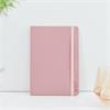 A5 Recycled Leather Notebook Powder Pink