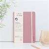 A5 Recycled Leather Notebook Powder Pink