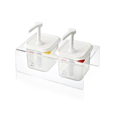 Araven Sauce Dispenser Set GN1/6 Transparent