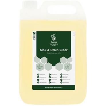 Evans Sink & Drain Cleaner 5 Litre
