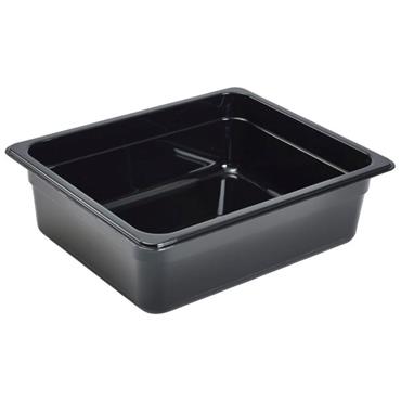 Cambro Gastro 1/2 100mm Black Polycarbonate