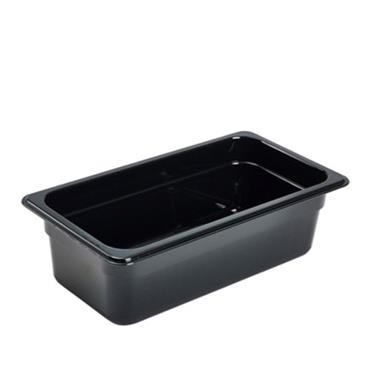 Cambro Gastro 1/3 100mm Black Polycarbonate