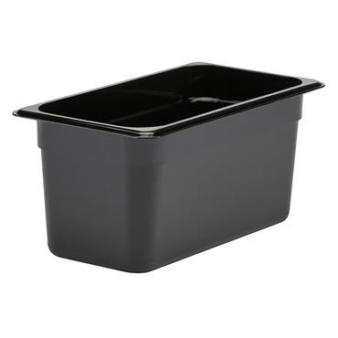 Cambro Gastro 1/3 150mm Black Polycarbonate