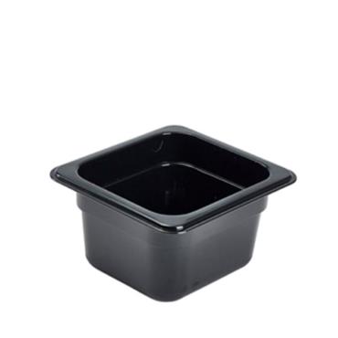 Cambro Gastro 1/6 100mm Black Polycarbonate