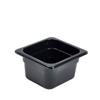 Cambro Gastro 1/6 100mm Black Polycarbonate