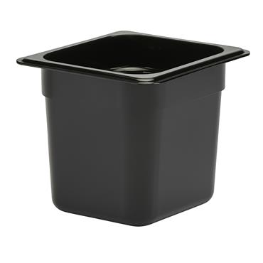 Cambro Gastro 1/6 150mm Black Polycarbonate