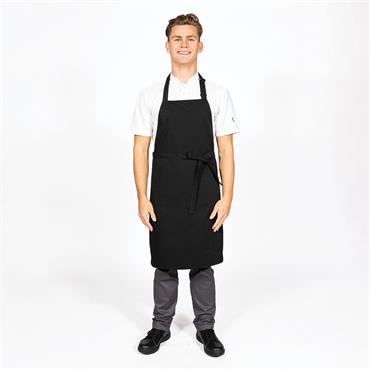 Dennys Bib Apron Black