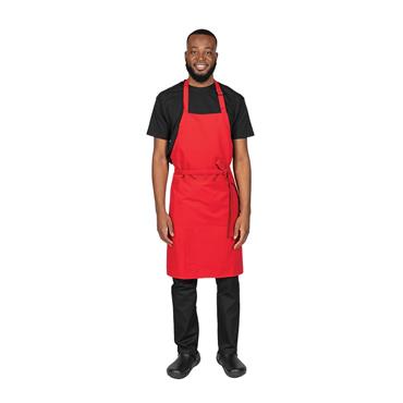 Dennys Bib Apron Red