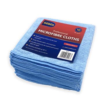 Microfibre Cloth Blue Dosco (Pack 10)