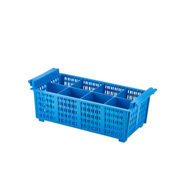 Cutlery Basket 8 Compartment Blue