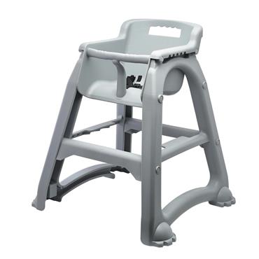 High Chair Grey Plastic
