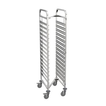 Stainless Steel Gastronorm Trolley 15 x GN