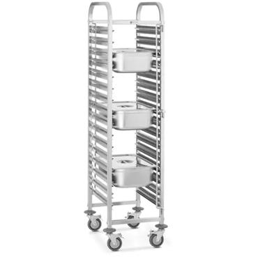 Trolley Stainless Steel 16 x Gastronorm