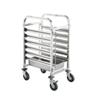 Trolley Stainless Steel 6 x Gastronorm