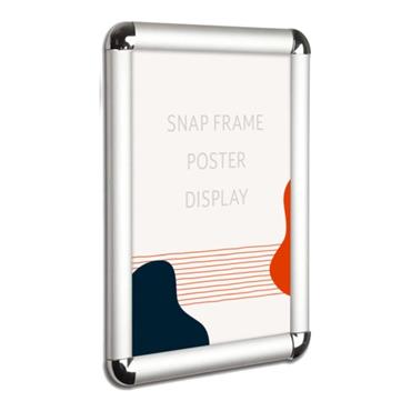 Snap Frame A4 Profile Chrome Corner