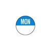 Monday Removable Day Dots 19mm (1000)