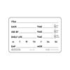 Shelf LIfe Label Disolvable 50x75 each