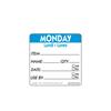 Monday NCC Removable Day Label 50mm (500)