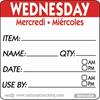 Wednesday NCC Removable Day Label 50mm (500)