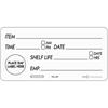 Removable Shelf Life Label 50 x 100mm (500)