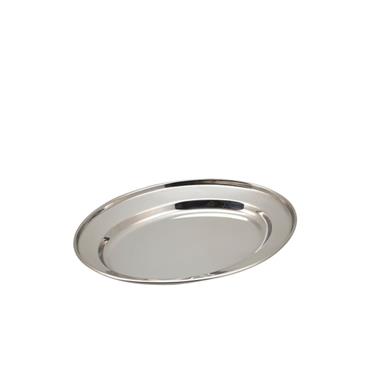 GenWare Stainless Steel Meat Flat Oval 9"