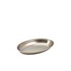 Genware Stainless Steel Oval Veg Dish 8''