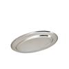 Meat Flat Oval 12" Stainless Steel