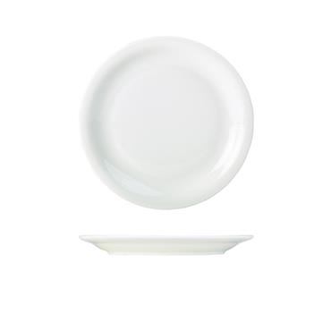 Genware Narrow Rim Plate 22cm (Box 6)