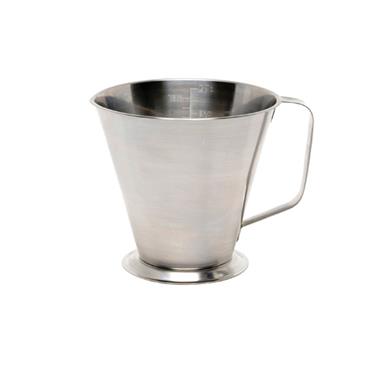 Genware Stainless Steel Graduated Jug 1 Litre