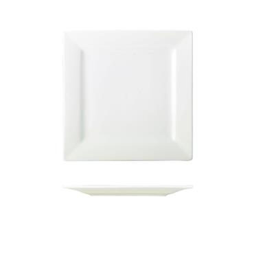 Genware Porcelain Square Plate 21cm (Box 6)
