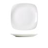 Genware Rounded Sq Plate 25cm (Box 6)