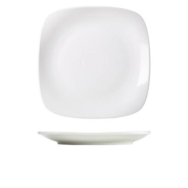 Genware Rounded Sq Plate 29cm (Box 6)