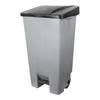 Pedal Bin Grey Plastic 120 Litre