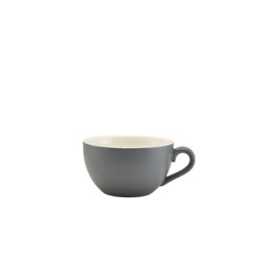 Genware Matt Grey Bowl Shaped Cup 6oz (Box 6)