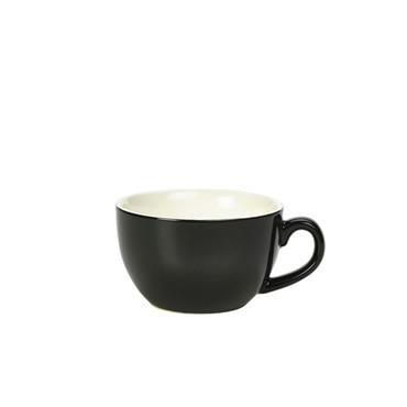 Genware Black Bowl Shaped Cup 8.75oz (Box 6)