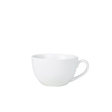 Genware White Bowl Shaped Cup 8.75oz (Box 6)