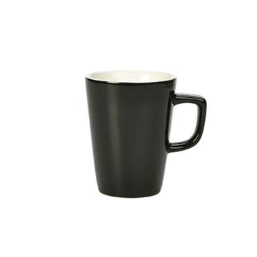 Genware Black Latte Mug 12oz (Box 6)