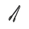 Genware 9" Black Plastic Salad Tongs