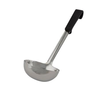 Genware Black Plastic Handle Soup Ladle