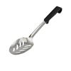 Genware Black Plastic Handle Slotted Spoon