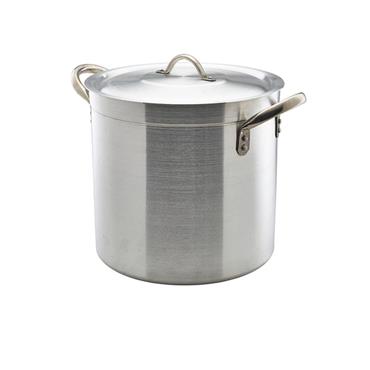 Genware Stockpot & Lid 28cm 17 Litre