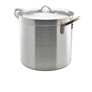 Genware Stockpot & Lid 36cm 32 Litre