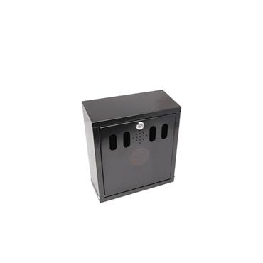 Genware Outdoor Wall Ashtray Black